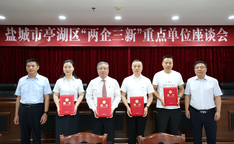 亭湖區(qū)“兩企三新”重點單位座談會在集團召開